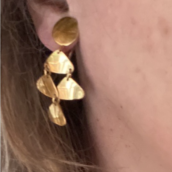 Vintage Vendome Couture, Diamond Shape, Fish Scales, Bib Necklace & Earrings Set - Picture 12 of 13